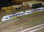 Tri Met MAX units in HO scale